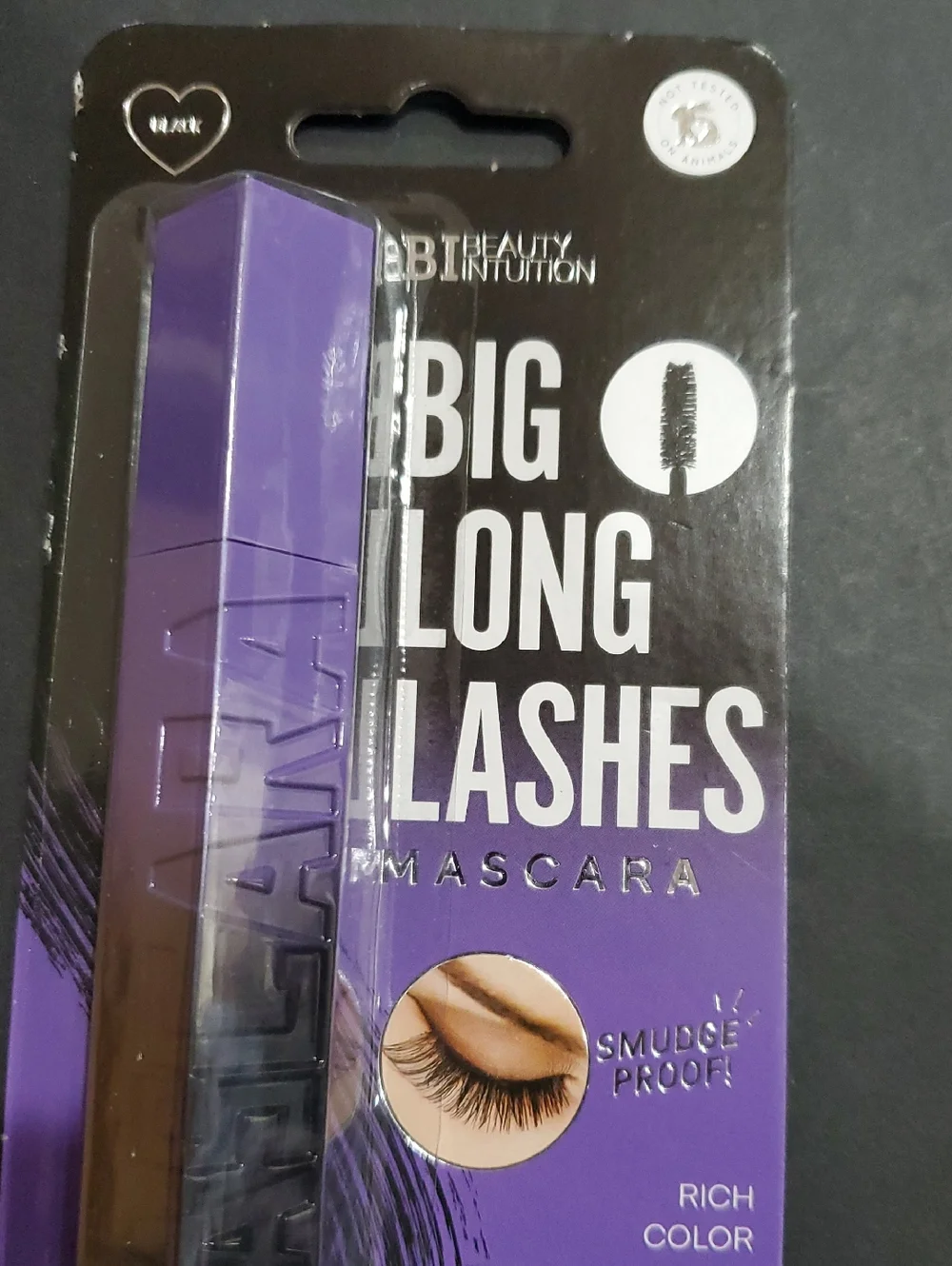 2 pack big long lashes instsnt length black smudge proof mascara brand new